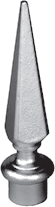 Decorative fence finial option 1