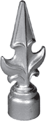 Decorative fence finial option 5